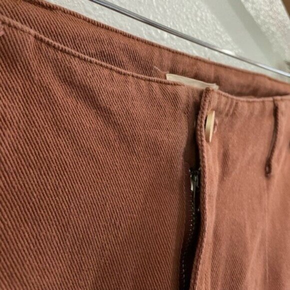 ee:some High Waisted Wide Leg Pants Neutral Boho Chic Preppy Contemporary - Picture 4 of 9